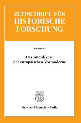 Daniels / Jaser / Woelki | Das Interdikt in der europäischen Vormoderne. | Buch | 978-3-428-18221-3 | sack.de