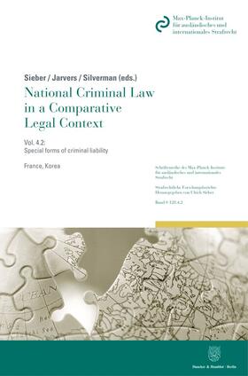 Sieber / Jarvers / Silverman |  National Criminal Law in a Comparative Legal Context. | Buch |  Sack Fachmedien