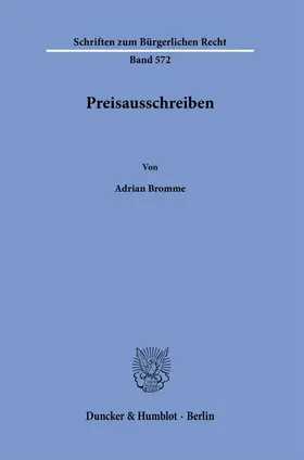 Bromme |  Preisausschreiben. | Buch |  Sack Fachmedien