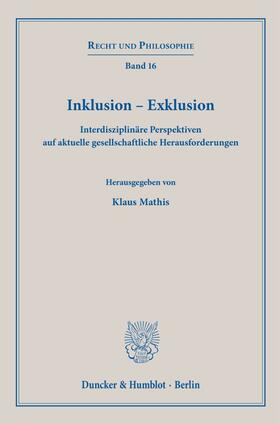 Mathis |  Inklusion - Exklusion | Buch |  Sack Fachmedien