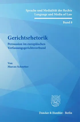 Schnetter |  Gerichtsrhetorik | Buch |  Sack Fachmedien