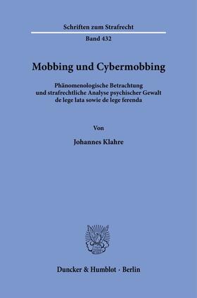 Klahre |  Mobbing und Cybermobbing | Buch |  Sack Fachmedien