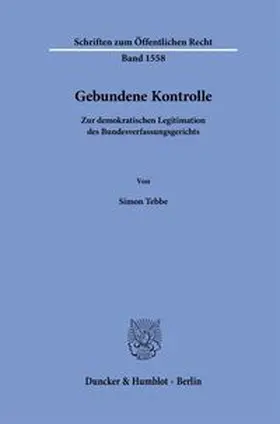 Tebbe |  Gebundene Kontrolle | Buch |  Sack Fachmedien