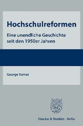 Turner |  Hochschulreformen. | eBook | Sack Fachmedien