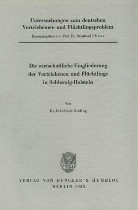 Pfister | Untersuchungen zum deutschen Vertriebenen- und Flüchtlingsproblem. | E-Book | sack.de