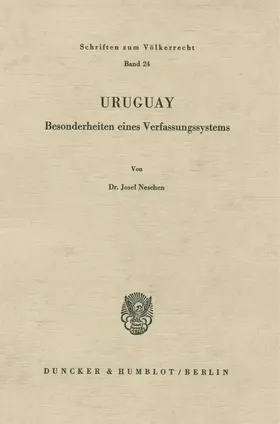 Neschen |  Uruguay. | eBook | Sack Fachmedien