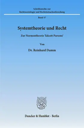 Damm |  Systemtheorie und Recht. | eBook | Sack Fachmedien