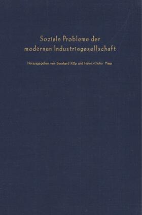 Külp / Haas |  Soziale Probleme der modernen Industriegesellschaft. | eBook |  Sack Fachmedien