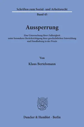 Bertelsmann | Aussperrung. | E-Book | sack.de