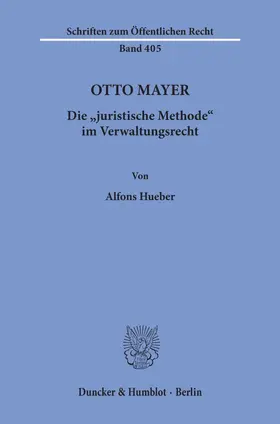 Hueber |  Otto Mayer. | eBook | Sack Fachmedien