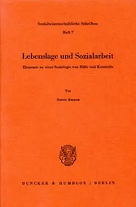 Amann |  Lebenslage und Sozialarbeit. | eBook | Sack Fachmedien