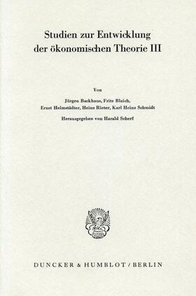 Scherf | Bedeutung und Fortwirkung der Physiokraten. | E-Book | sack.de