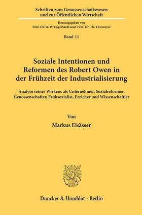 Elsässer | Soziale Intentionen und Reformen des Robert Owen in der Frühzeit der Industrialisierung. | E-Book | sack.de