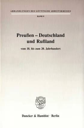  Preußen - Deutschland und Rußland | eBook | Sack Fachmedien