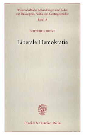 Dietze | Liberale Demokratie. | E-Book | sack.de