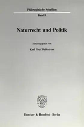 Ballestrem | Naturrecht und Politik. | E-Book | sack.de