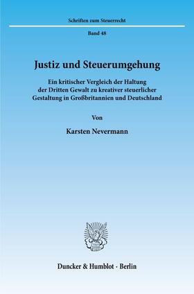 Nevermann |  Justiz und Steuerumgehung. | eBook | Sack Fachmedien