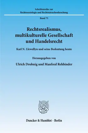 Drobnig / Rehbinder |  Rechtsrealismus, multikulturelle Gesellschaft und Handelsrecht. | eBook | Sack Fachmedien