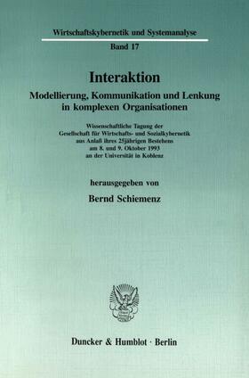 Schiemenz |  Interaktion. | eBook | Sack Fachmedien