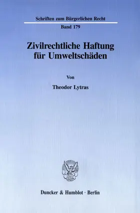 Lytras |  Zivilrechtliche Haftung für Umweltschäden. | eBook | Sack Fachmedien