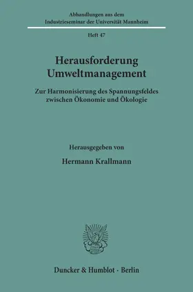 Krallmann |  Herausforderung Umweltmanagement. | eBook | Sack Fachmedien