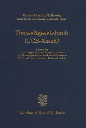  Umweltgesetzbuch (UGB-KomE). | eBook | Sack Fachmedien