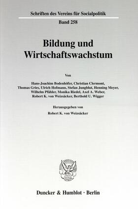 Weizsäcker | Bildung und Wirtschaftswachstum | E-Book | sack.de
