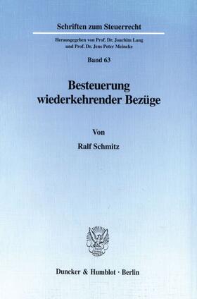 Schmitz |  Besteuerung wiederkehrender Bezüge. | eBook | Sack Fachmedien
