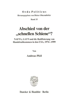 Pfeil |  Abschied von der "schnellen Schiene"? | eBook | Sack Fachmedien