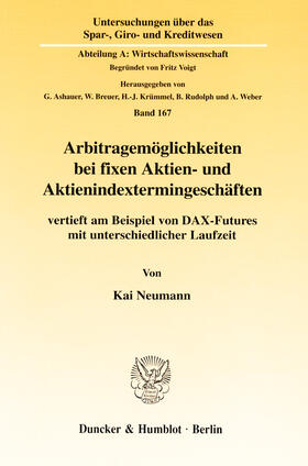 Neumann |  Arbitragemöglichkeiten bei fixen Aktien- und Aktienindextermingeschäften | eBook | Sack Fachmedien