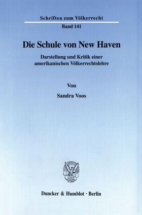 Voos | Die Schule von New Haven. | E-Book | sack.de