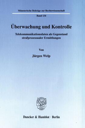 Welp | Überwachung und Kontrolle. | E-Book | sack.de