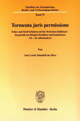 Sabadell da Silva |  Tormenta juris permissione. | eBook | Sack Fachmedien