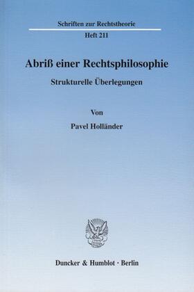 Holländer | Abriß einer Rechtsphilosophie. | E-Book | sack.de