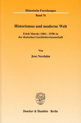 Nordalm |  Historismus und moderne Welt. | eBook | Sack Fachmedien