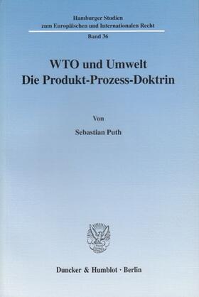 Puth |  WTO und Umwelt. | eBook | Sack Fachmedien