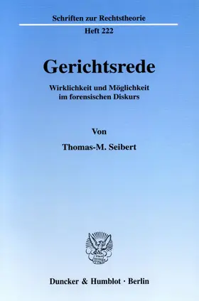 Seibert |  Gerichtsrede. | eBook | Sack Fachmedien