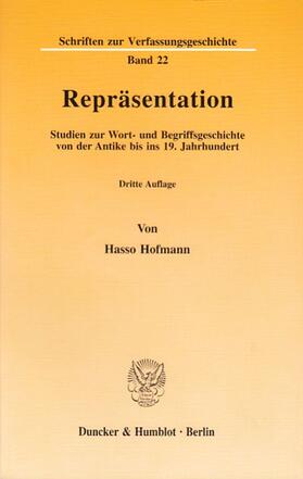 Hofmann |  Repräsentation. | eBook | Sack Fachmedien