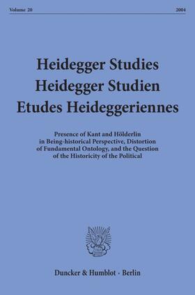 Emad / Schüßler / Herrmann |  Heidegger Studies - Heidegger Studien - Etudes Heideggeriennes. | eBook | Sack Fachmedien