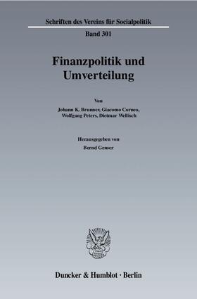 Genser |  Finanzpolitik und Umverteilung | eBook | Sack Fachmedien