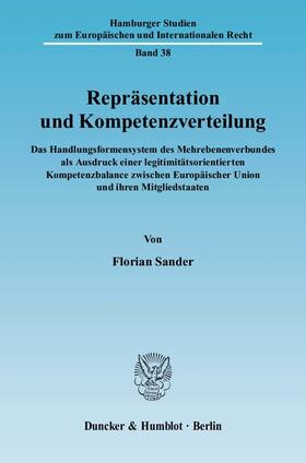 Sander | Repräsentation und Kompetenzverteilung | E-Book | sack.de