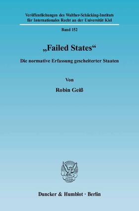 Geiß |  »Failed States« | eBook | Sack Fachmedien