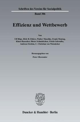 Oberender | Effizienz und Wettbewerb | E-Book | sack.de