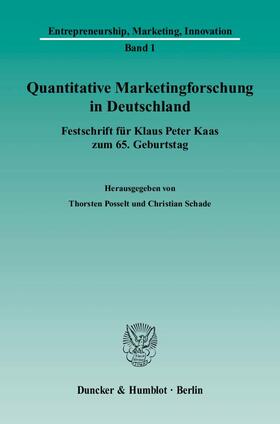 Posselt / Schade |  Quantitative Marketingforschung in Deutschland | eBook | Sack Fachmedien