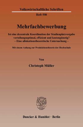 Müller |  Mehrfachbewerbung | eBook | Sack Fachmedien