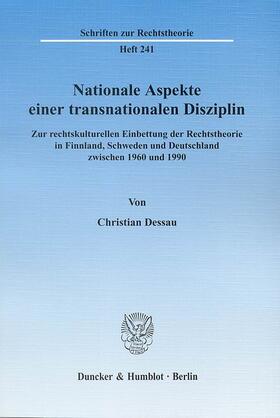 Dessau | Nationale Aspekte einer transnationalen Disziplin. | E-Book | sack.de