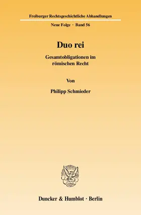 Schmieder |  Duo rei | eBook | Sack Fachmedien