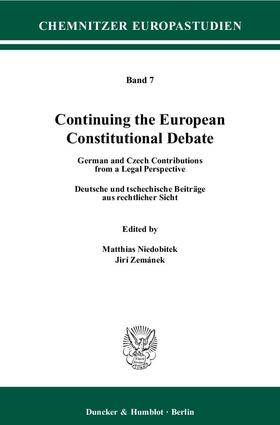 Niedobitek / Zemánek | Continuing the European Constitutional Debate | E-Book | sack.de