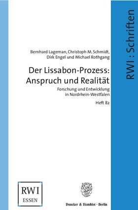 Lageman / Rothgang / Schmidt |  Der Lissabon-Prozess: Anspruch und Realität | eBook | Sack Fachmedien