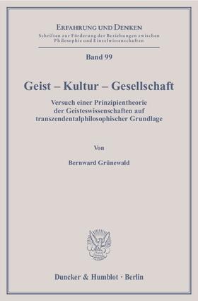 Grünewald | Geist – Kultur – Gesellschaft. | E-Book | sack.de